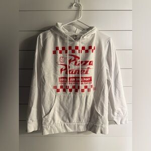 Men’s Toy Story Pizza Planet sweatshirt hoodie Size M